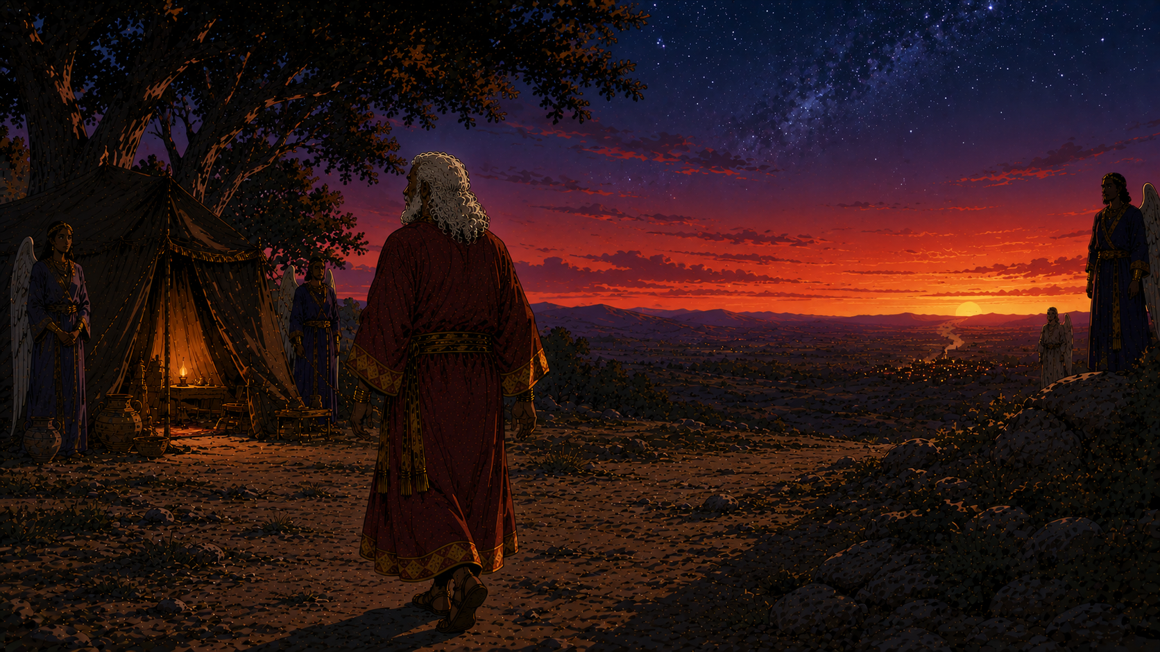 Yah Departs &mdash; Abraham Returns